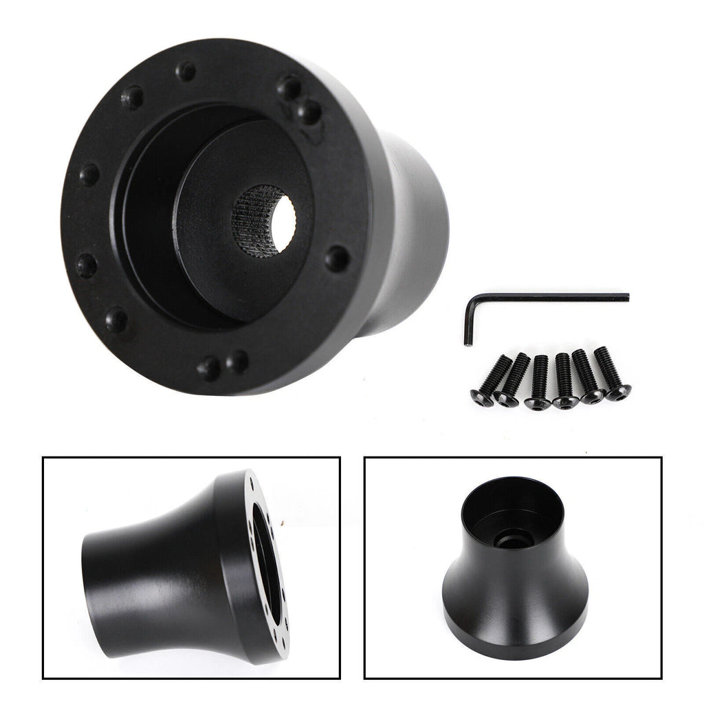 Aluminum Steering Wheel Adapter Hub for EZGO TXT & RXV (Black T9)