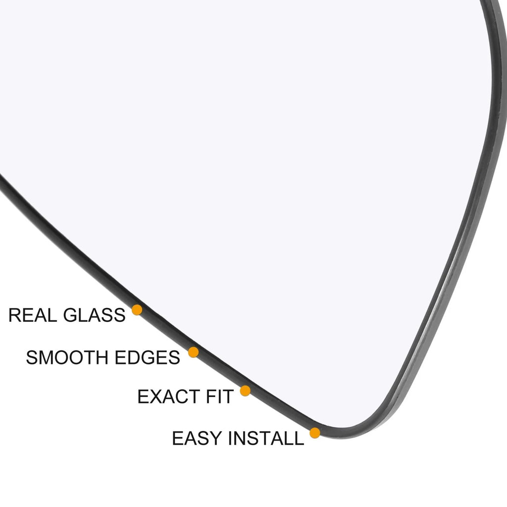 Right Passenger Side Heated Mirror Glass for Hyundai Elantra Accent (1)