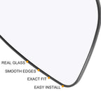 Right Passenger Side Heated Mirror Glass for Hyundai Elantra Accent (1)