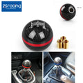 Carbon Fiber Round Ball Shift Knob for Universal Manual Transmission