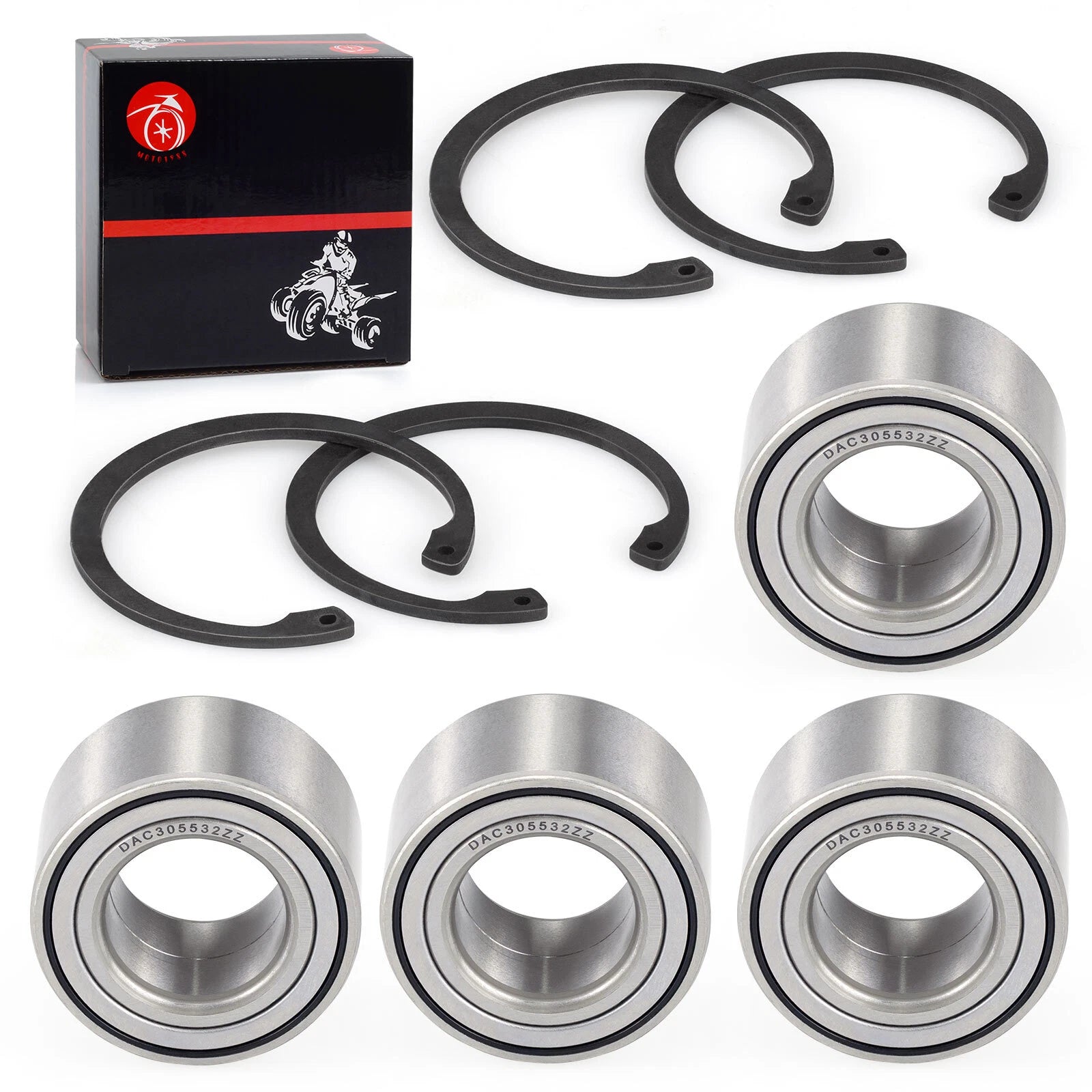 4X Wheel Bearing Set 30x55x32 for Arctic Cat Prowler 500 550 650 700 1000