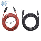 1 Pair 12AWG Solar Panel Extension Cable for Universal Use