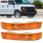 Pair Corner Light Parking Turn Signal Lamp for Chevy Express/GMC (2003–2025)