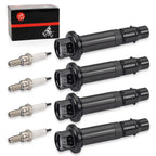 Ignition Coils Stick w/ Spark Plug for Yamaha YZF R6 (2003–2009)