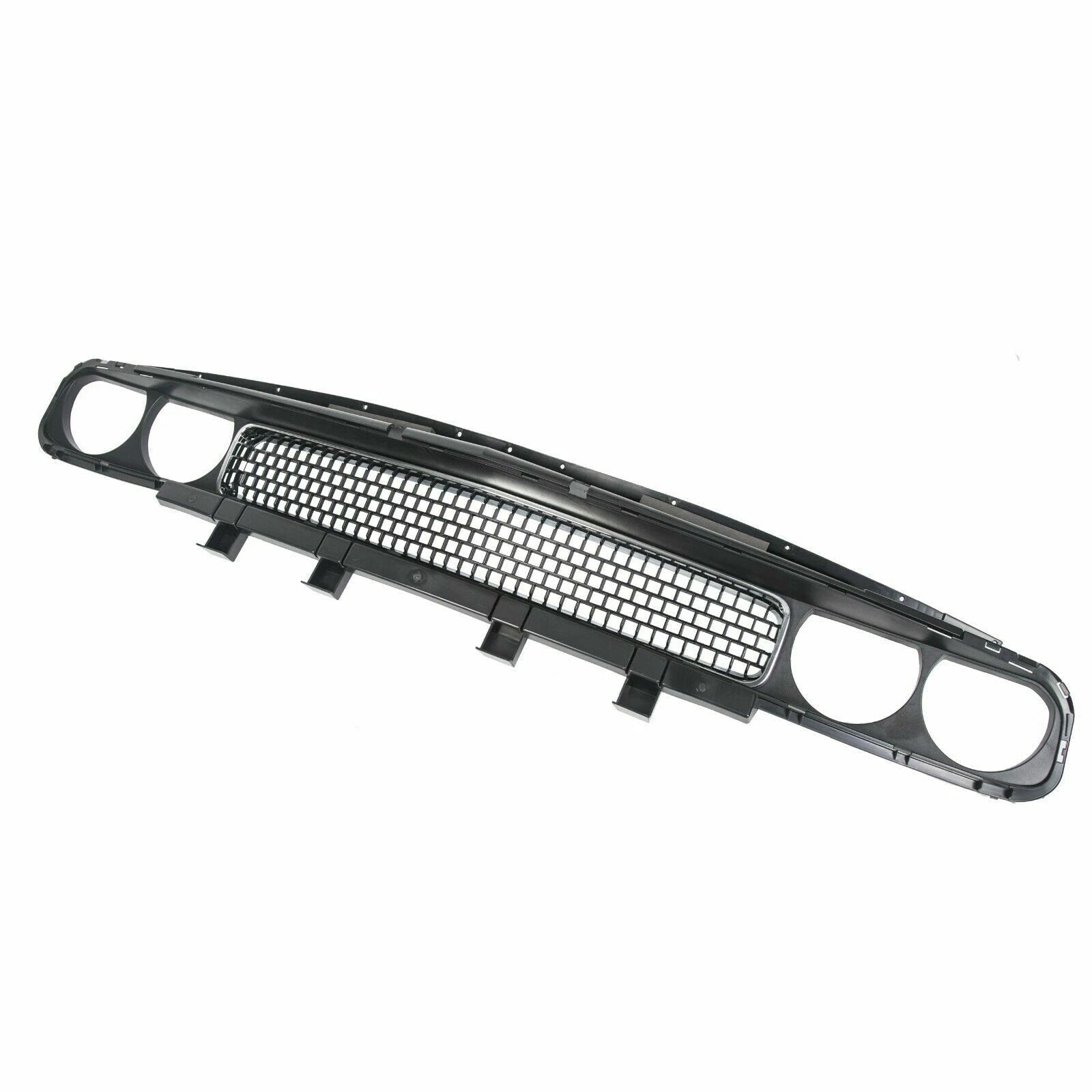 Front Bumper Grille for Dodge Challenger (2008–2014) Black Chrome Trim