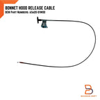 Hood Release Lock Control Cable for Nissan Datsun 720 Pickup (79-91)