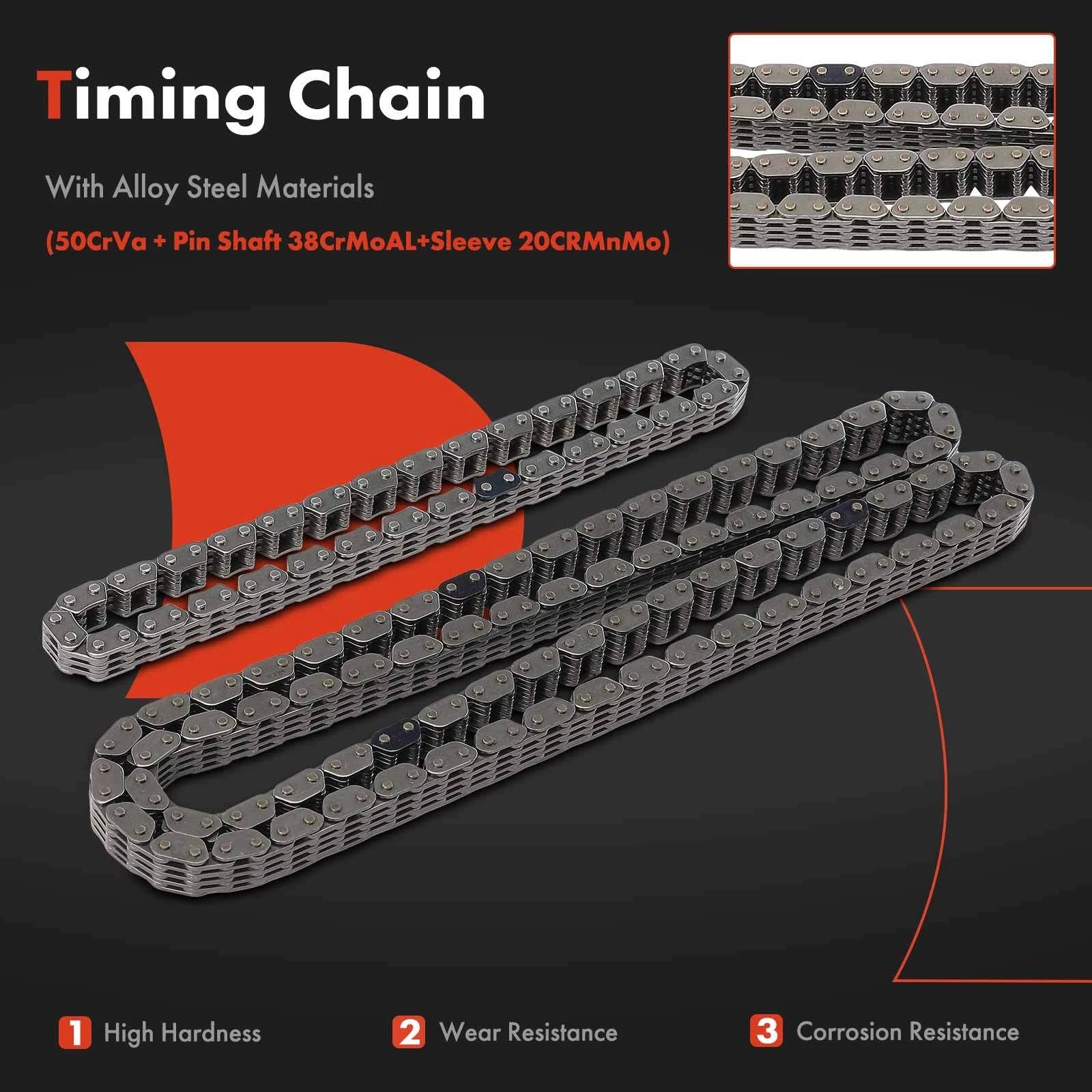 8x Timing Chain Kit for Nissan Versa (2015-2019)