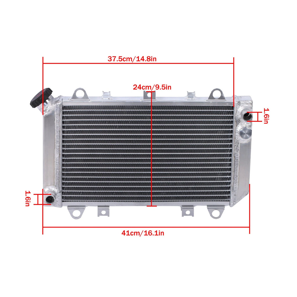 Aluminum Radiator for Kawasaki Mule 2500 2510 2520 (1993–2000)