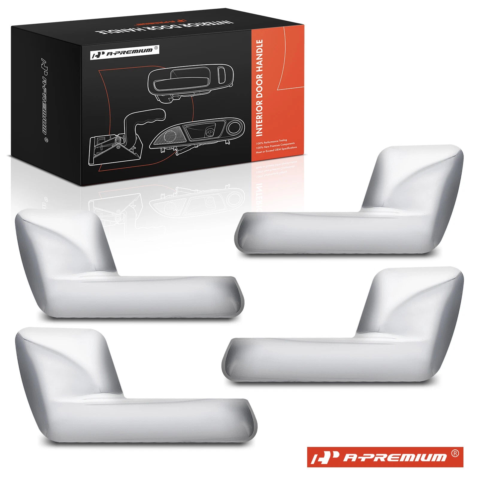 Set of 4 Interior Door Handles for Ford Expedition (2005–2006)