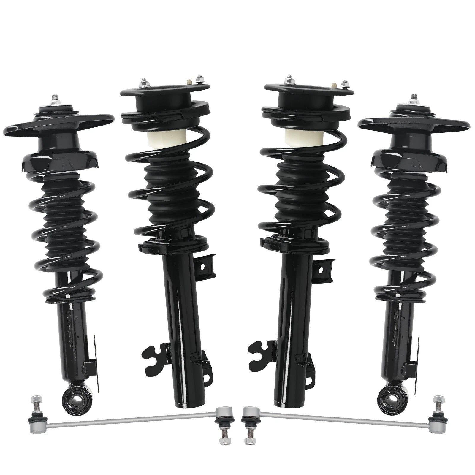 Complete Struts w/ Coil Spring & Sway Bar for Mini Cooper (2007–2008)