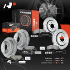Set of Drilled Rotors & Brake Pads for Ford F-150 (2010–2011)
