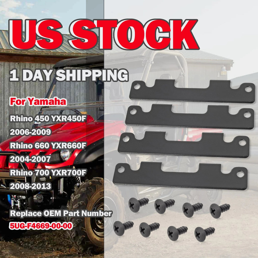 Tailgate Hinge Plates for Yamaha Rhino 450 660 700 (2004-2013)