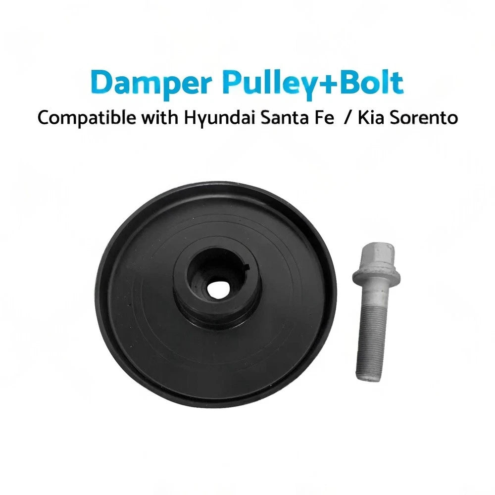 Harmonic Balancer Damper Pulley for Kia Sorento Hyundai Santa Fe (2011–2016)