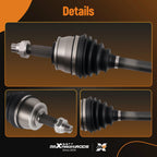 CV Axles Front Pair for Buick Encore (2015–2018) 1.4L CV Joint Axle
