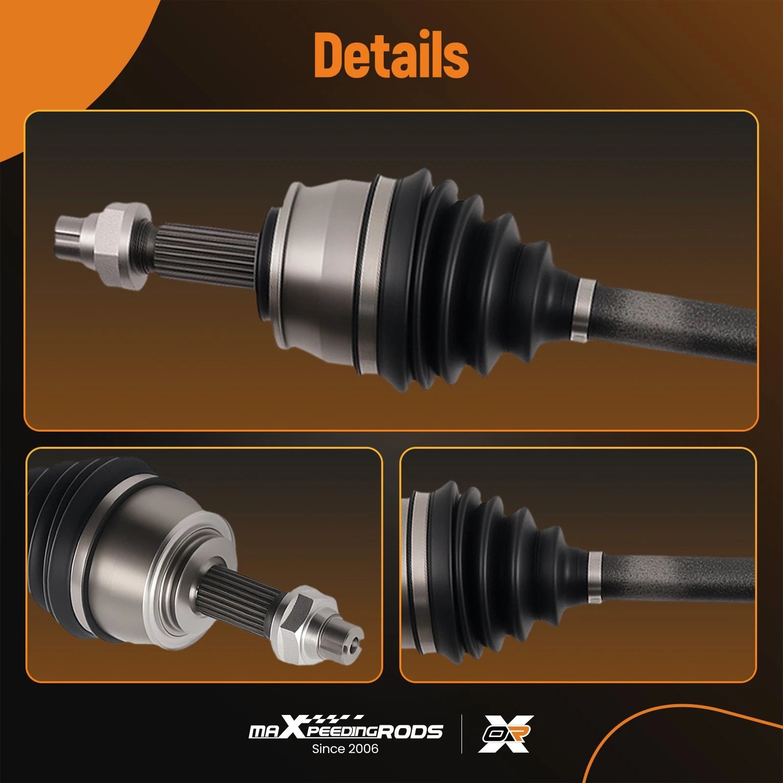 CV Axles Front Pair for Buick Encore (2015–2018) 1.4L CV Joint Axle