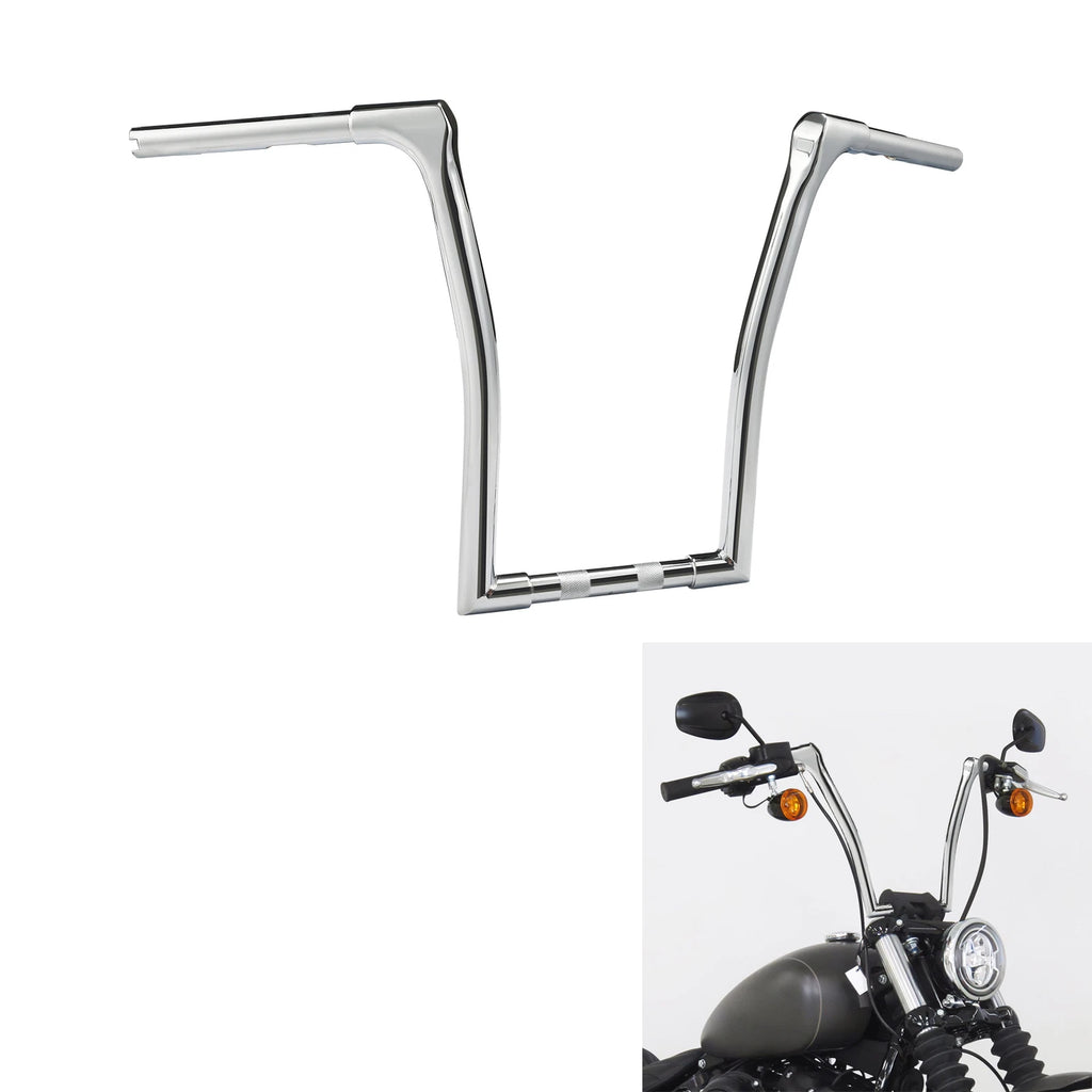 15" Rise 1 1/4" Ape Hanger Handlebar for Harley Low Rider Street Bob (2018–2024)