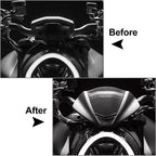 Matte Black Windshield with Bracket for Ducati Monster 950 937 (2021-2022)