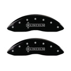 Set of 4 Black Caliper Covers for Lincoln Aviator (2020–2024)