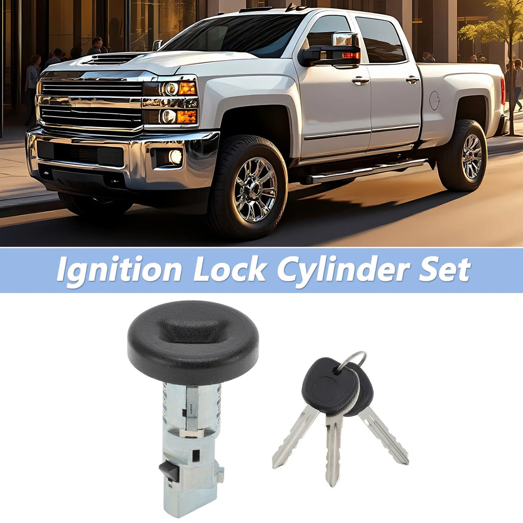 Ignition Lock Cylinder w/ Key for Chevy Silverado 1500 (2007–2013) No.19120038