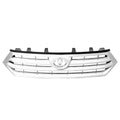 Replacement Silver Painted Grille w/Emblem Hole For 2011-2013 Toyota Highlander