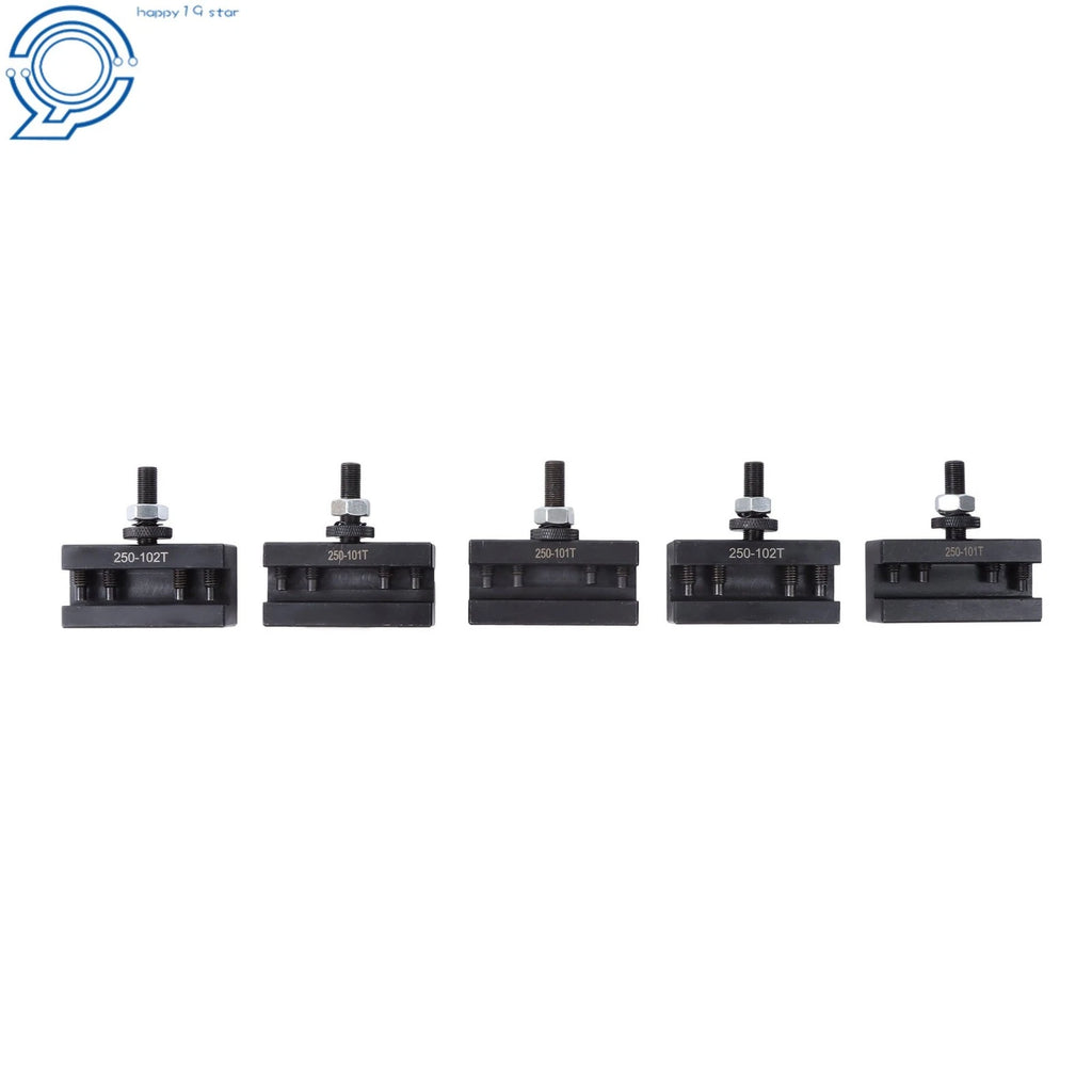 Set of 5 Lathe Tools for Metal Turning