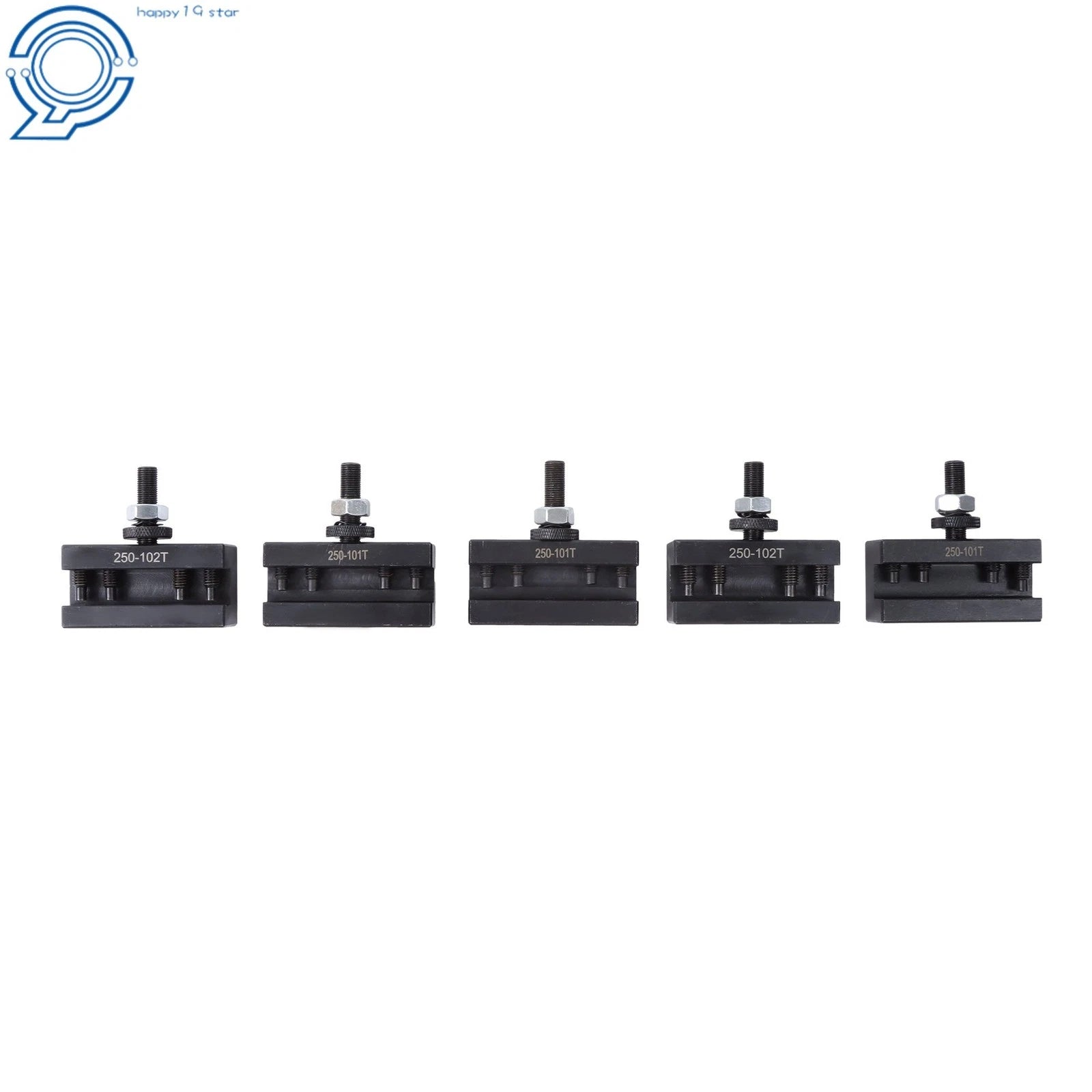 Set of 5 Lathe Tools for Metal Turning