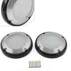6.5" Saddlebag Lid Speaker Grill Covers for Harley Touring Electra Glide (83-20)