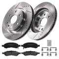 Front Brake Rotors & Pads Set for Buick Enclave (2008–2017), Saturn Outlook (2007–2010)