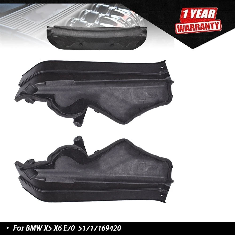 3pc Engine Upper Compartment Partition Panel for BMW X5 X6 (2007–2013)
