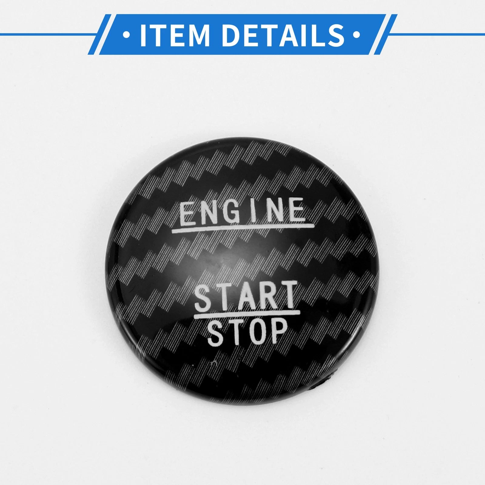 Push Start Button Cover for Mercedes Benz W176 (2012–2018) Black