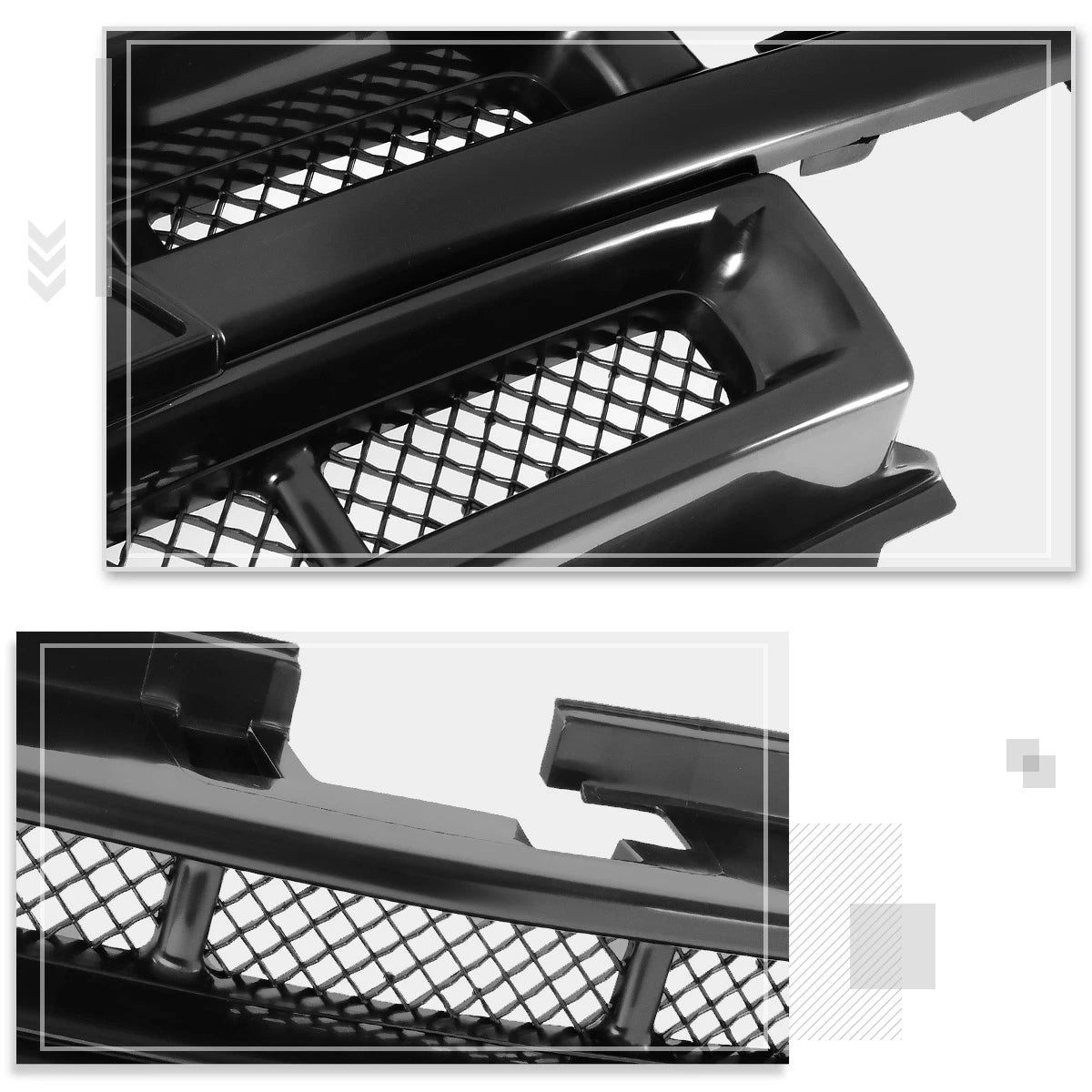 Diamond Mesh Grille with Badge Slot for Chevy S10 SS Xtreme (1998–2003)