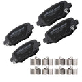Rear Ceramic Brake Pads Kit for Chrysler 200 (2015–2017) Fiat 500X (2016–2023) P1734