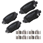 Rear Ceramic Brake Pads Kit for Chrysler 200 (2015–2017) Fiat 500X (2016–2023) P1734