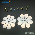 Reed Valve Plate Set for Yamaha 2T 25HP 30HP Outboard Motor (689-W0004)