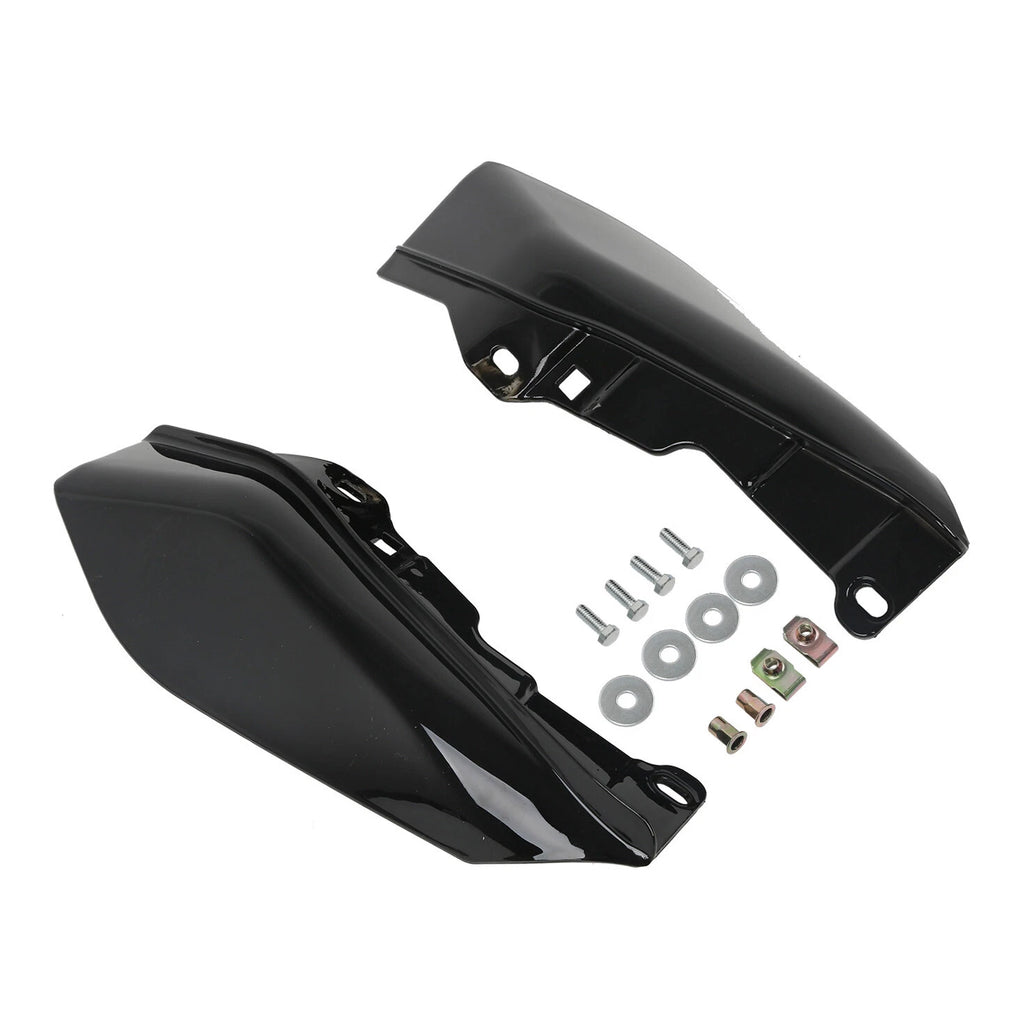 Black Mid-Frame Air Deflectors for Harley Touring Road Street Glide (2009–2023)