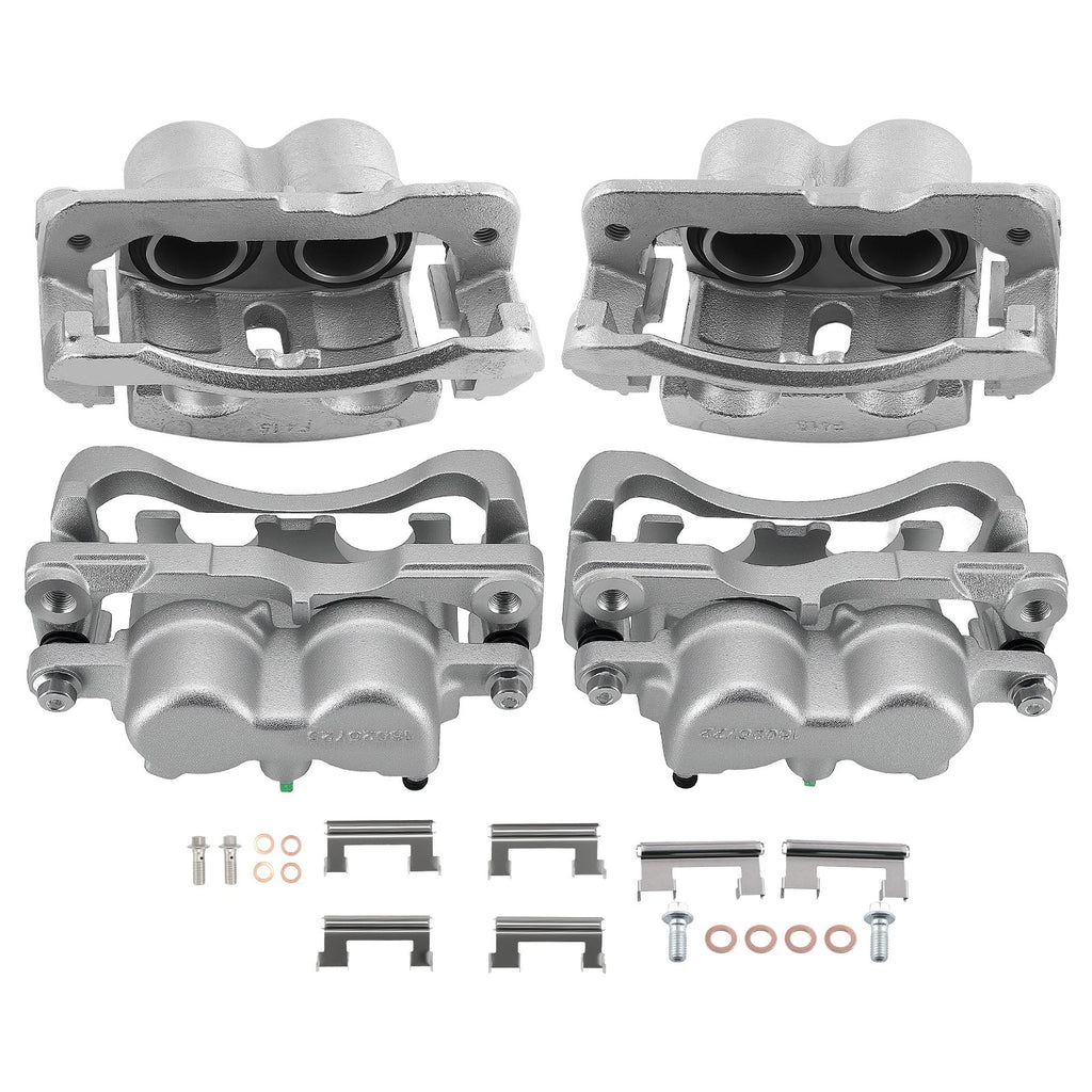 Set of 4 Disc Brake Calipers for Chevy Avalanche Suburban Silverado 2500 (2001–2006)