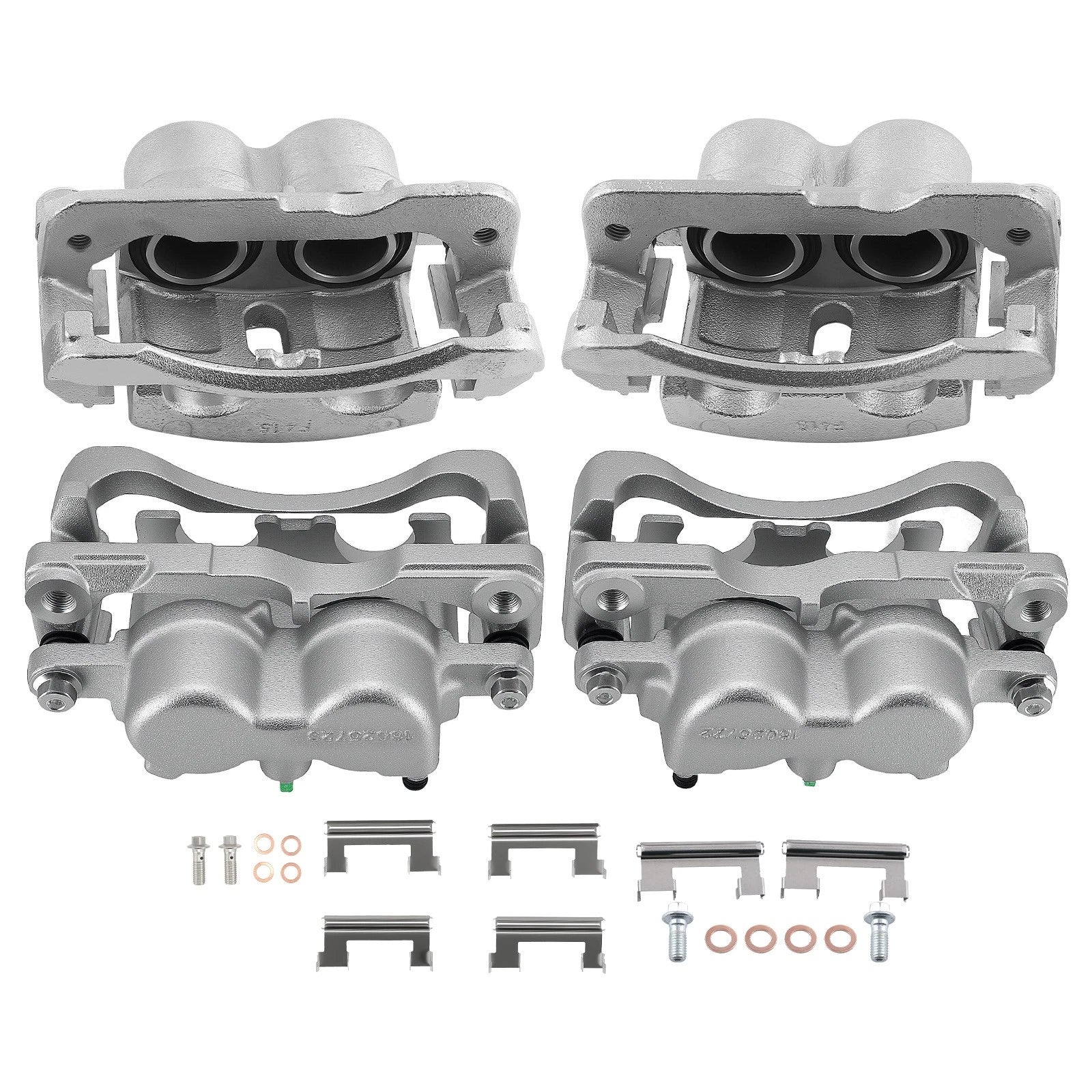 Set of 4 Disc Brake Calipers for Chevy Avalanche Suburban Silverado 2500 (2001–2006)