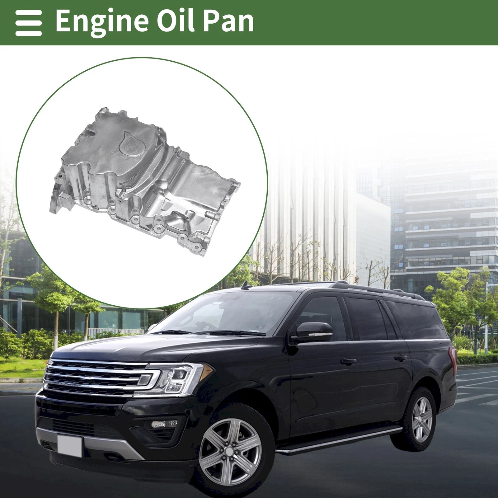 1 Pc Engine Oil Pan BR3Z6675P for Ford Expedition (2015–2020) Aluminum