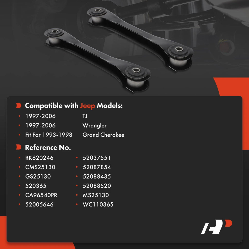 2X Rear Upper Control Arm for Jeep Grand Cherokee (1993–1998) Wrangler