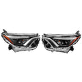 Set of 2 Headlight Assemblies for Toyota RAV4 (2016–2018) LED DRL