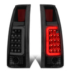 8PC Headlight, Bumper, Side Corner, Smoked 3D LED Tail Light for GMT400 C10