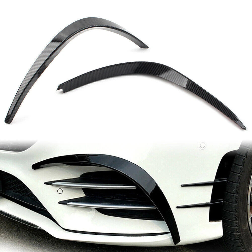 Front Bumper Splitter Spoiler Canard for Mercedes Benz A-Class (2019–2023)