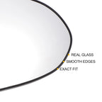Right Side White Mirror Glass for Hyundai Sonata (2020–2022)