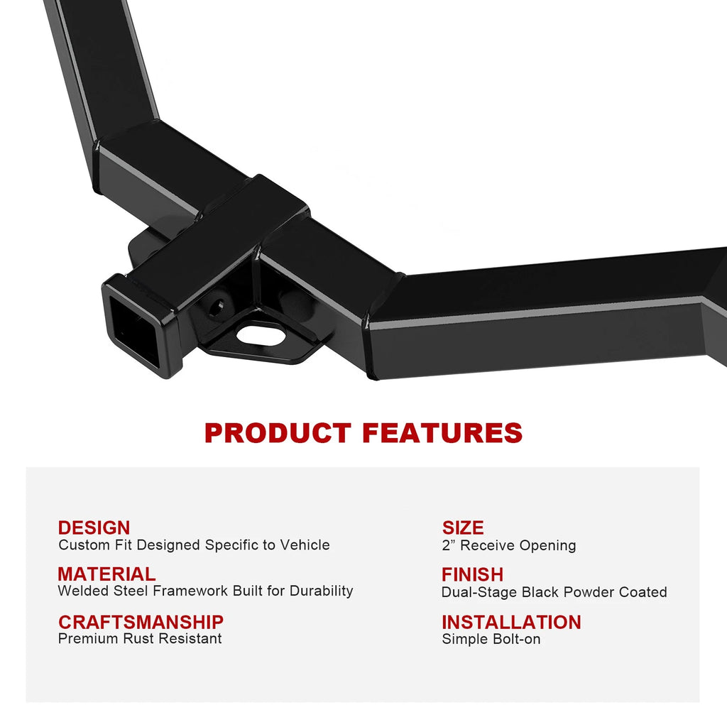 2 Inch Trailer Hitch Receiver for Ford Escape (2005-2012)