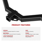 2 Inch Trailer Hitch Receiver for Ford Escape (2005-2012)