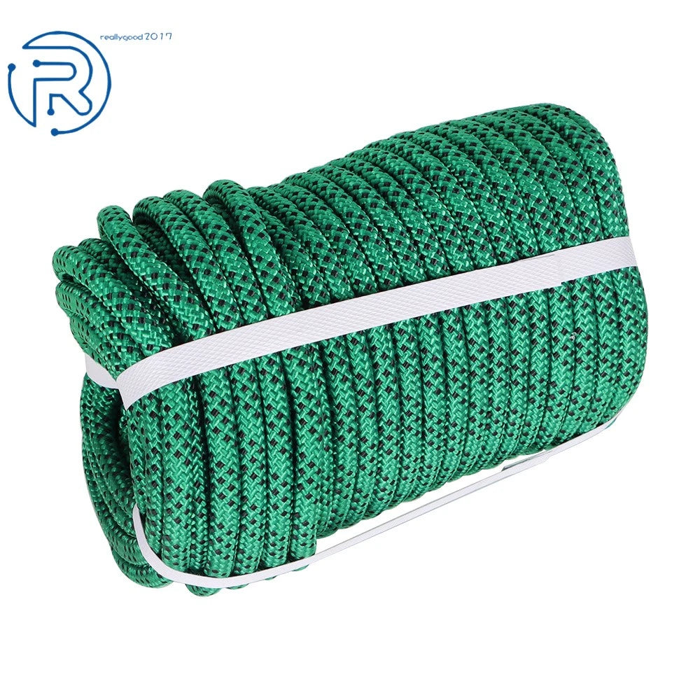 3/8" × 100' Braided Polyester Rope 3520 lbs Strength
