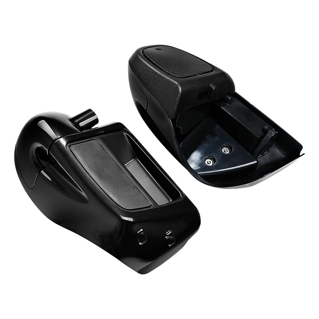 Lower Vented Leg Fairings for Harley Electra Glide Road Glide (2014–2025) Black