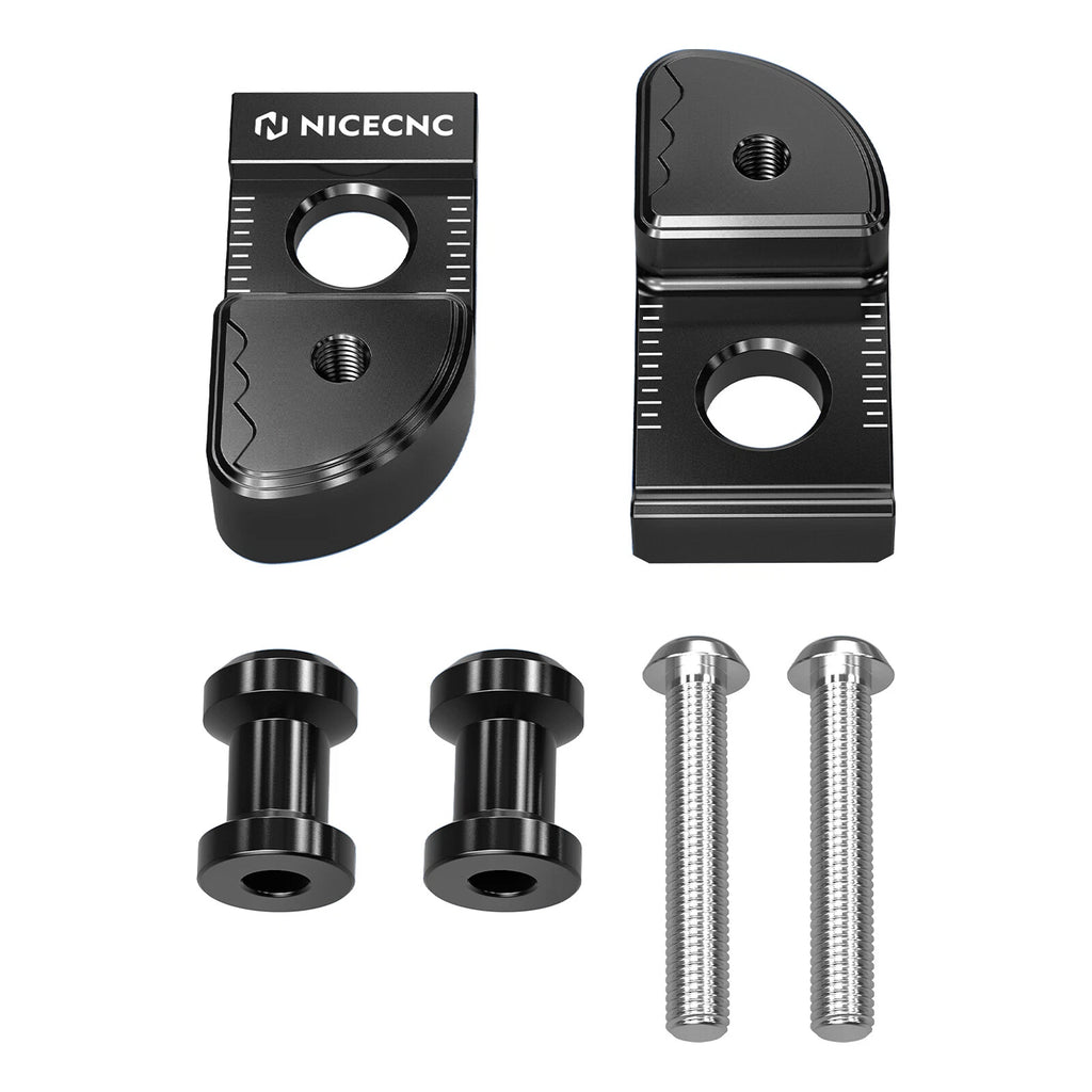 Chain Adjuster Blocks & Swingarm Spools for Yamaha Tenere 700 (2019–2024)