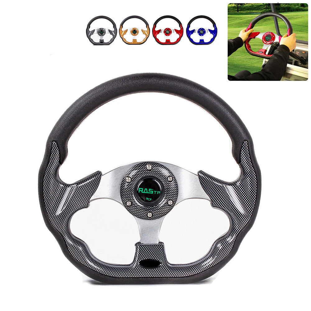 13 Inch Steering Wheel for Club Car/EZGO/Yamaha