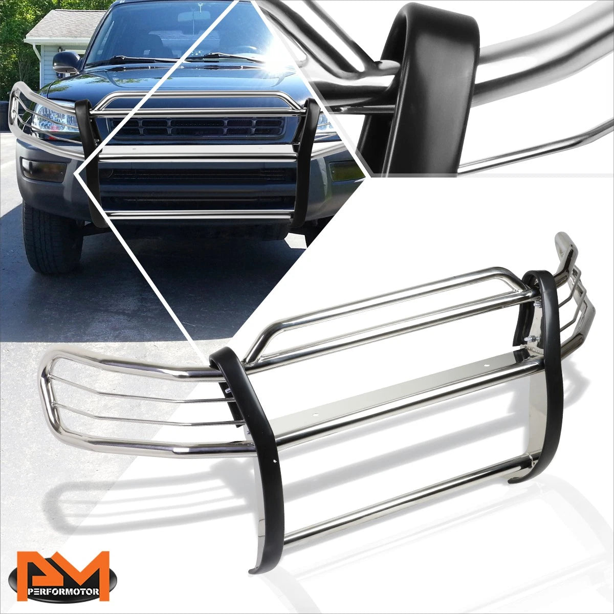 Stainless Steel Front Bumper Brush Grill Guard for Toyota RAV4 (1996–2000)